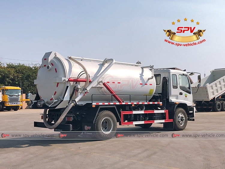 10,000 litres Sewer Vacuum Truck ISUZU - RB